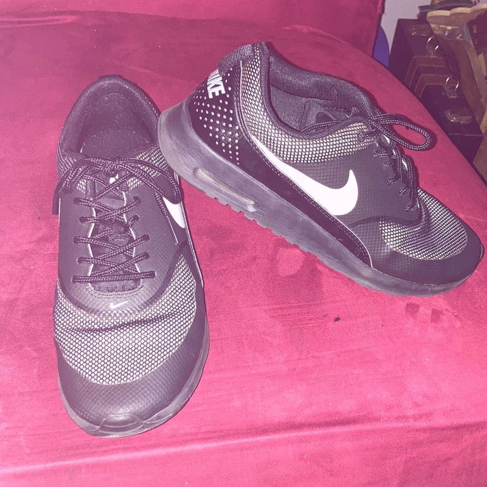 Nike Air Max Thea Black and White Athletic Shoes